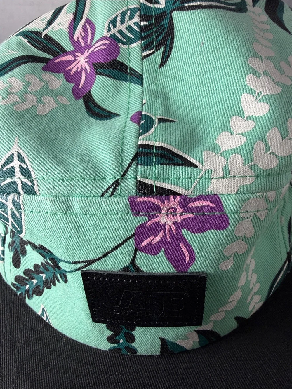 Vans floral hat 5 panel cap